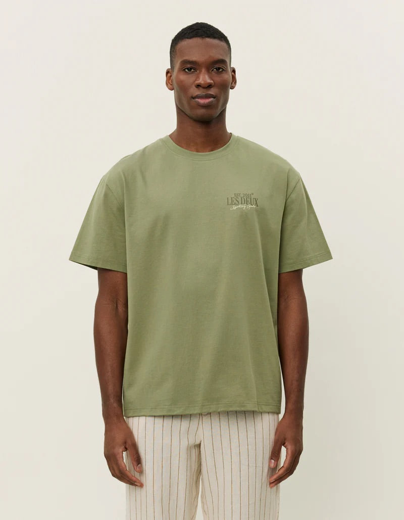Allen T-shirt  Oil Green