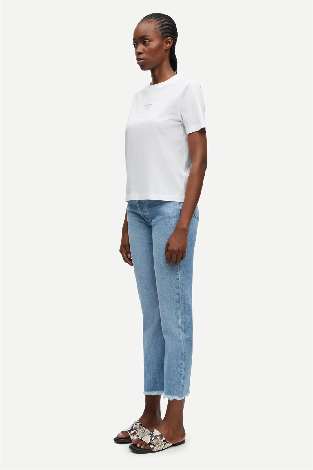 SACAMINO SS T-SHIRT 15276  Ice Blue Jasper