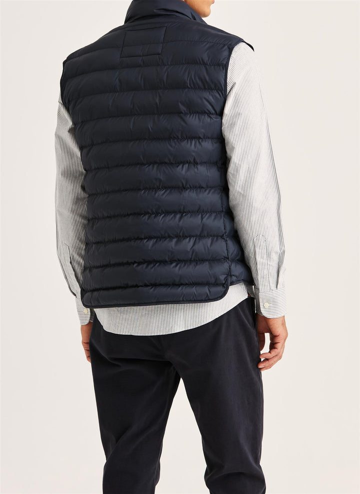 Norfolk Liner Vest  Blue