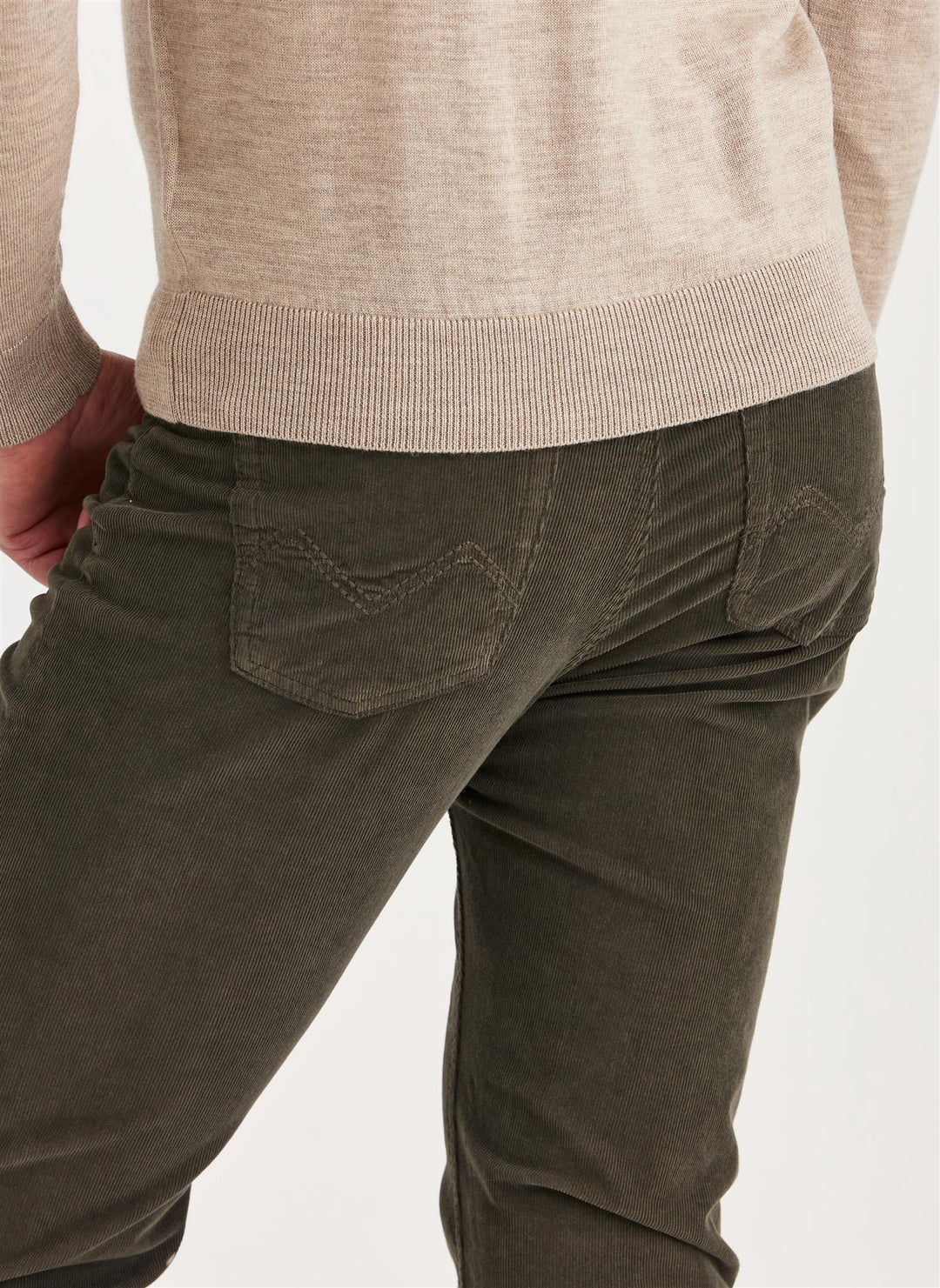 James Cord 5 Pocket  Olive