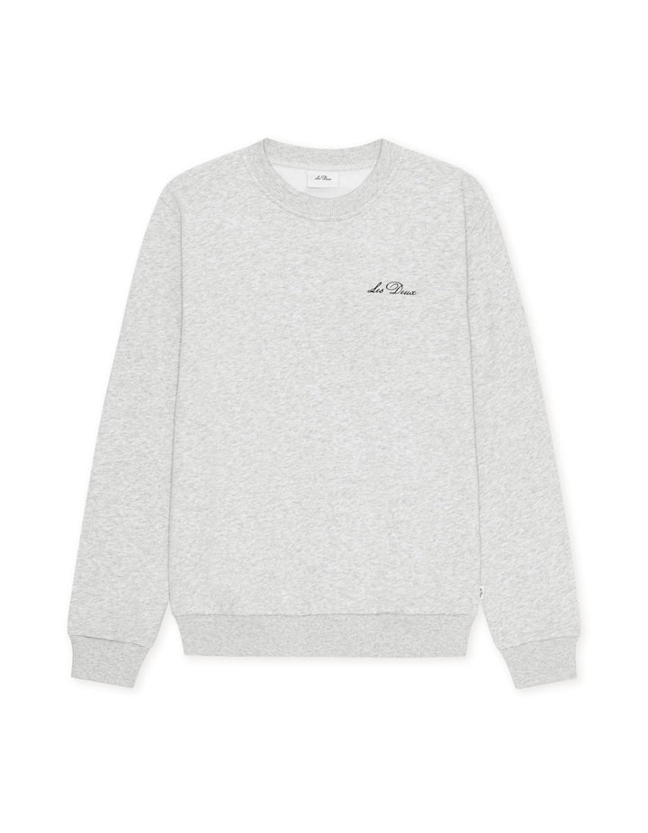 Signature Print Sweatshirt Snow Melange