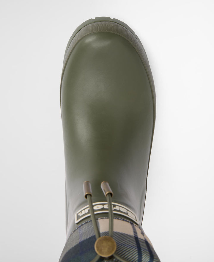 Barbour Mowbray Mid Welly  Olive/Ancient Tartan