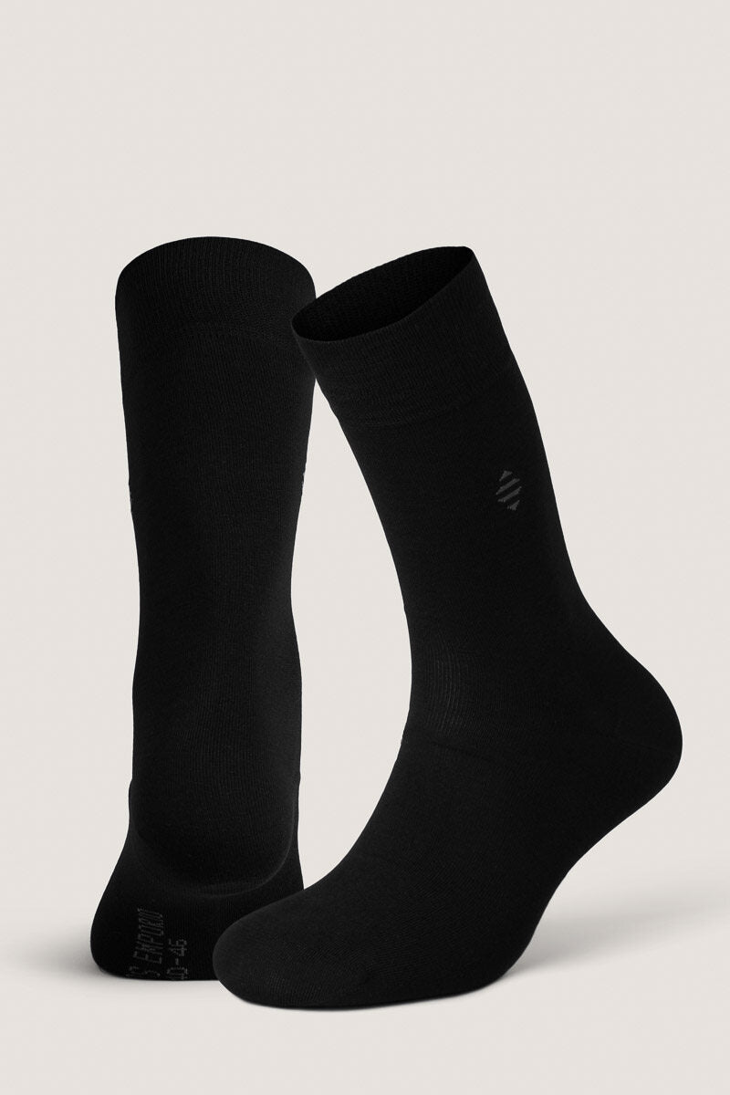 3PK Daniel Bamboo Crew  Black/Bungee Cord/Navy