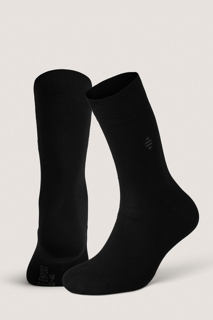 3PK Daniel Bamboo Crew  Black/Bungee Cord/Navy