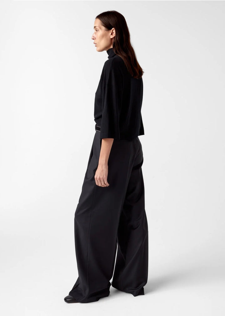 Tia Merino Knit  Black