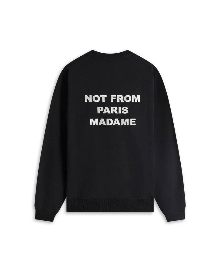 Le Sweatshirt Slogan  Black