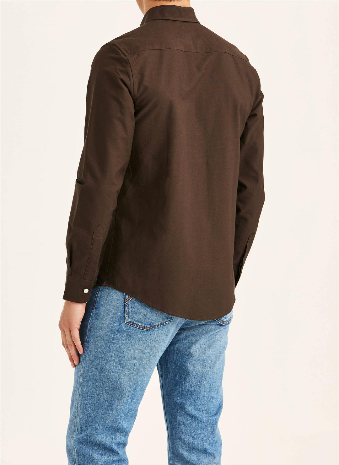 Douglas Oxford Shirt-Slim Fit  Brown