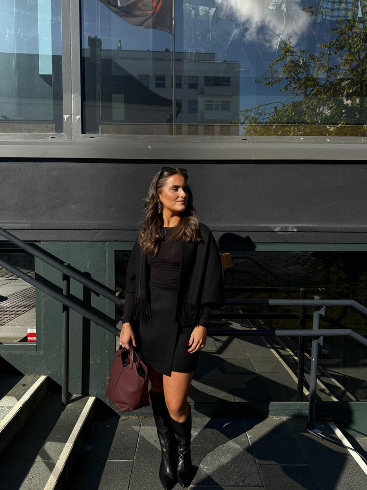 KEYLA LAMBSWOOL JACKET  Black