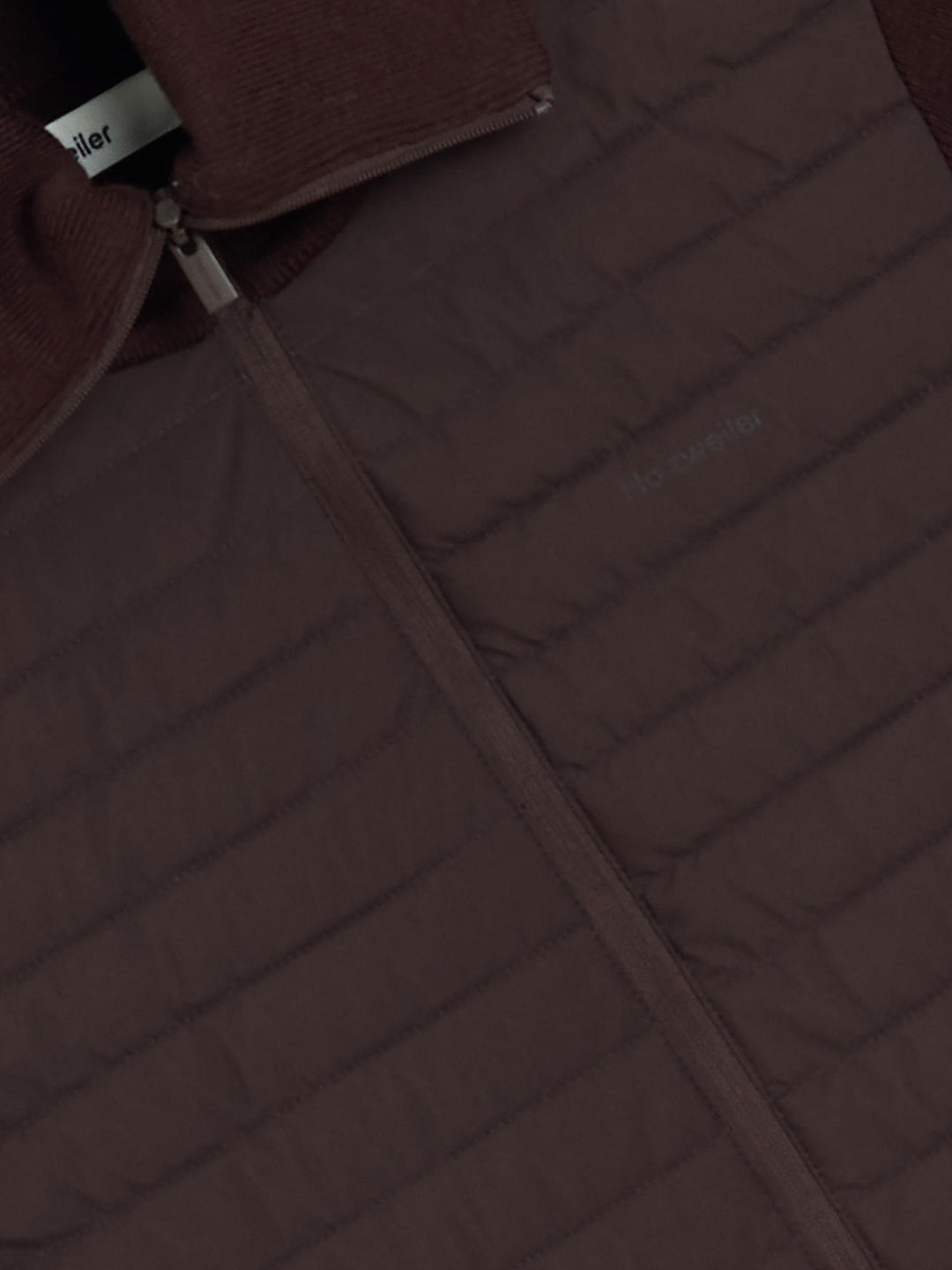 Lindsey Padded Knit Jacket Brown
