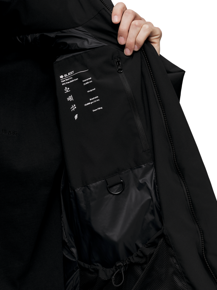 Grotli down jacket  Black