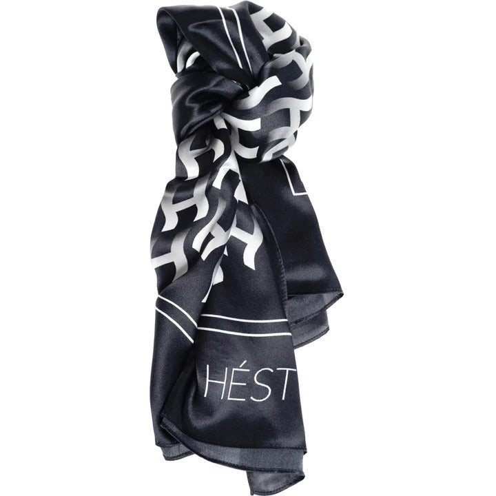 FRØYA SILK SCARF  Black