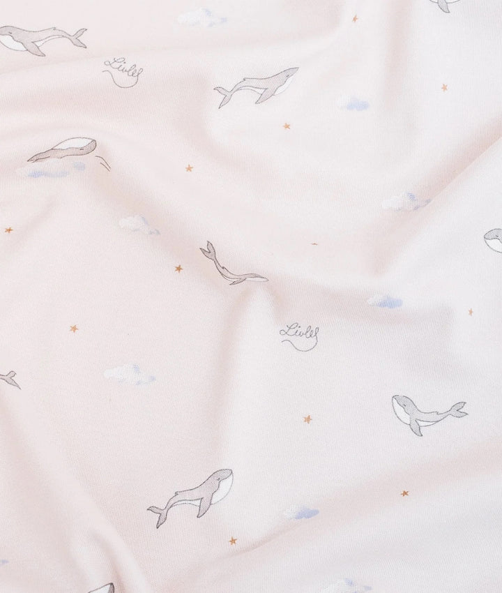 Whales Blanket Pink