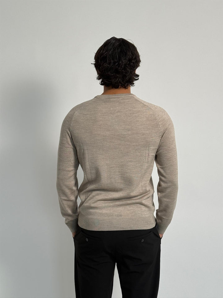 MERINO ONECK  Khaki