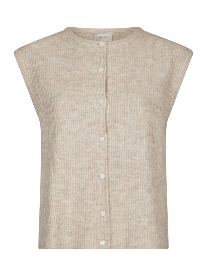 Everest Knit Vest  Sand Melange