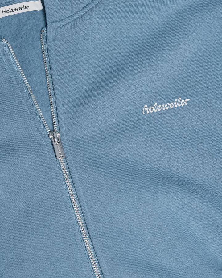 M Regular Zip Hoodie  Blue