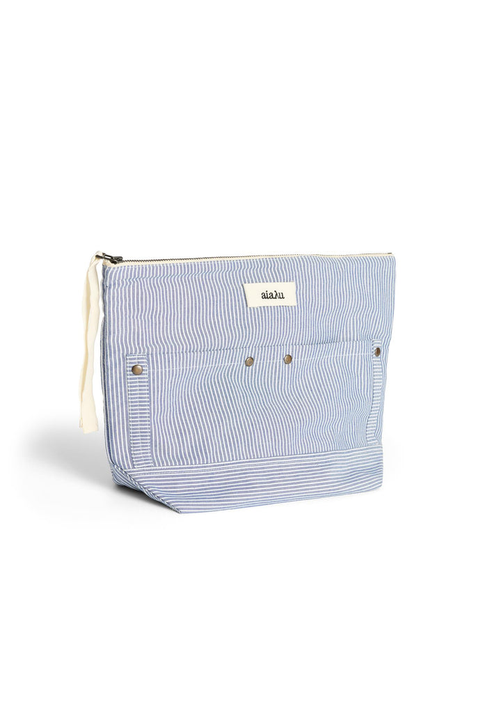 Pouch Pocket Striped  Mix Blue Boy