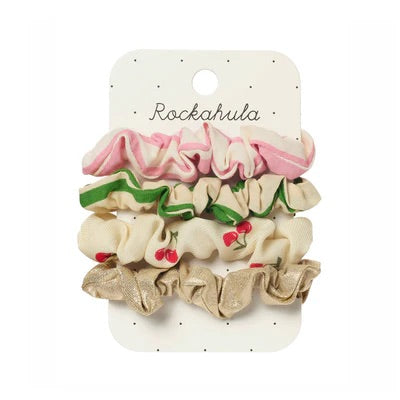 CHERRY KISS SCRUNCHIE SET