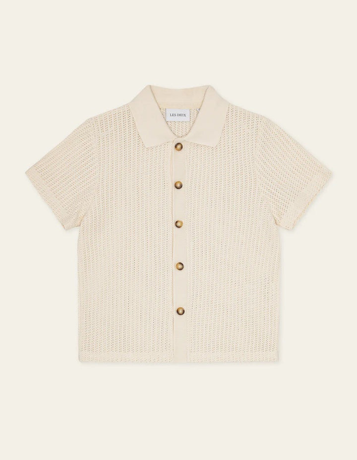 Axel SS Shirt KIDS  Light Ivory