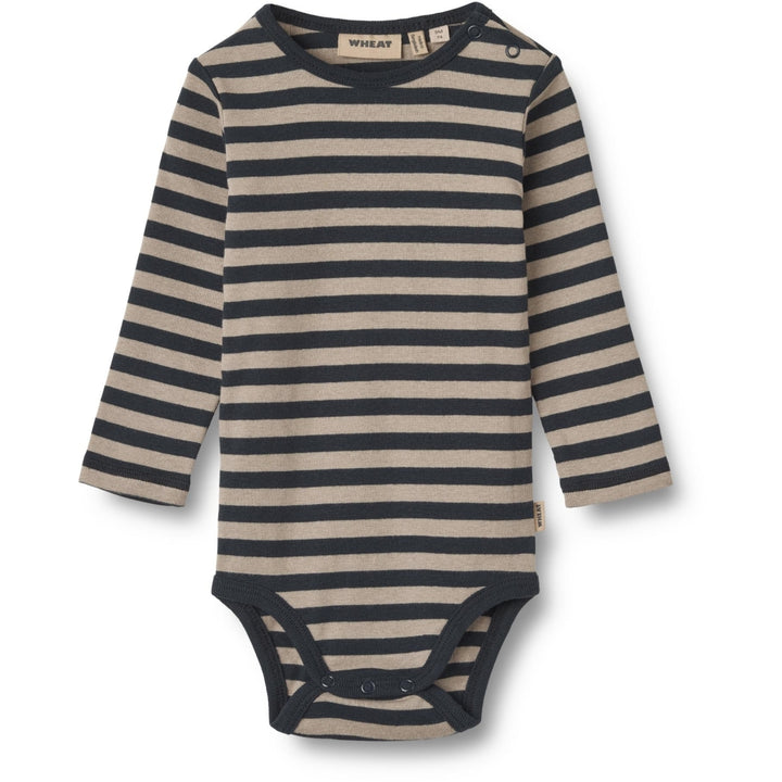 Body L/S Freddie  Navy Stripe