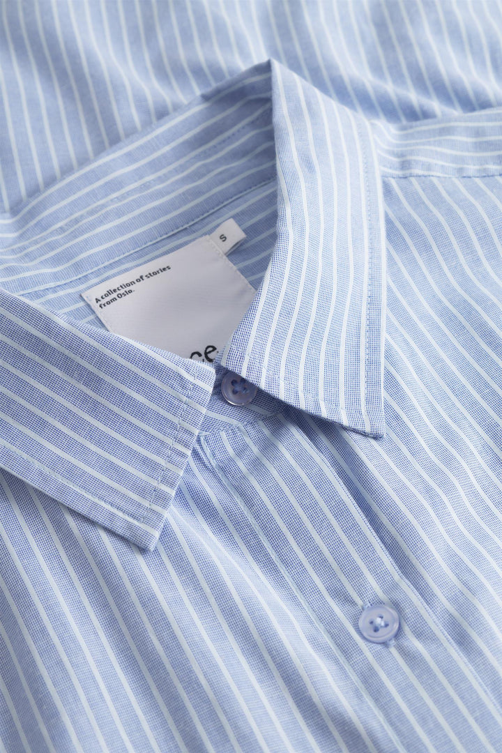 Sal Shirt  Lt. Blue Stripe