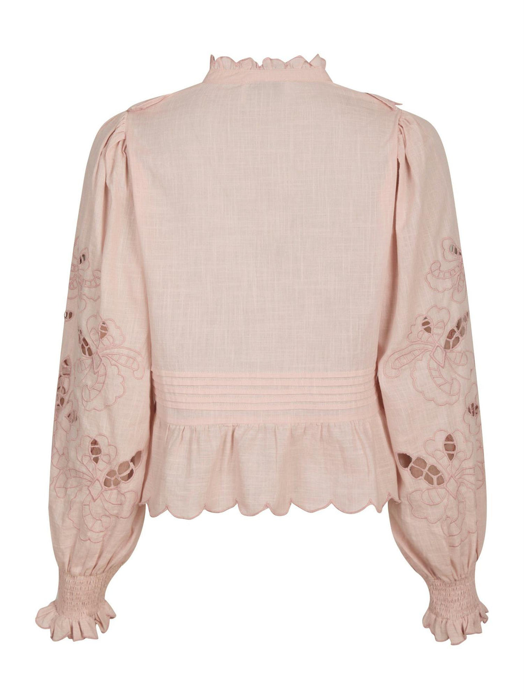 Petrine Embroidery Blouse  Rose