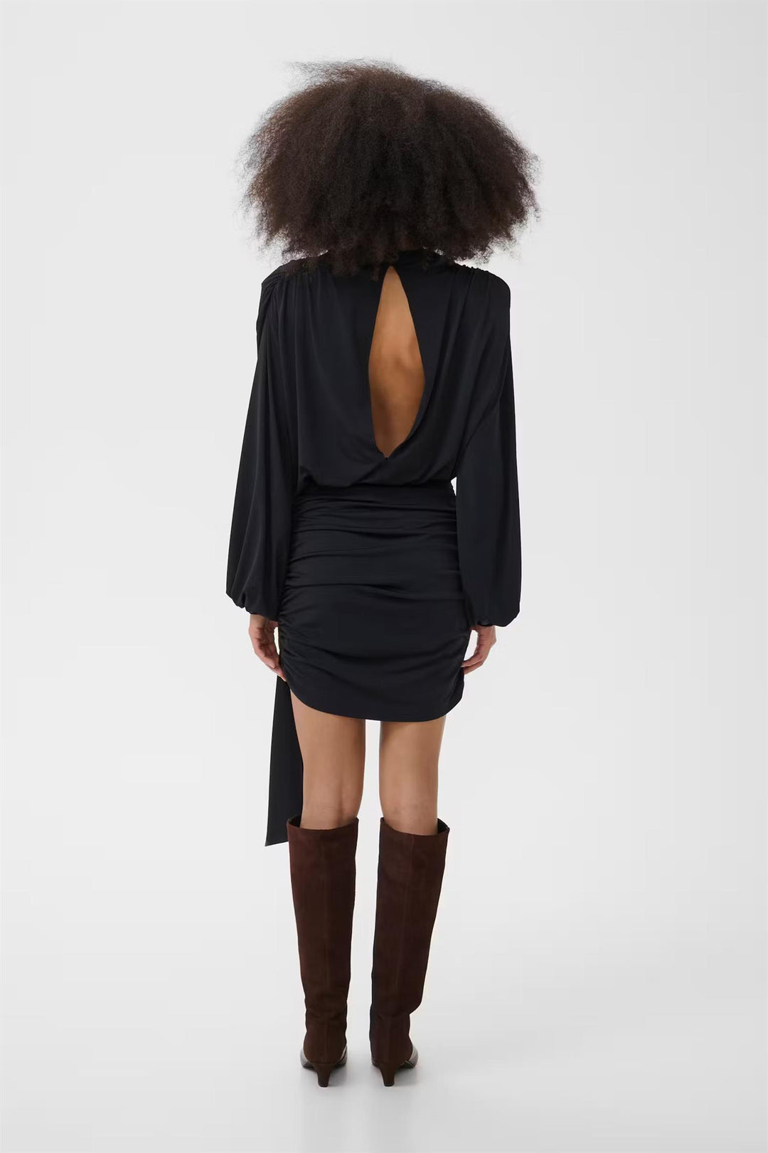 Gzmarti Short Dress Black