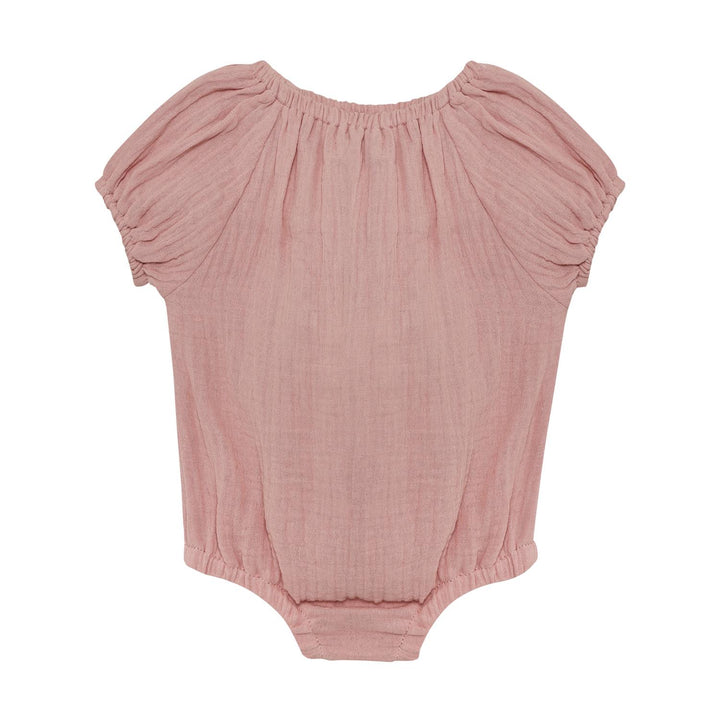Romper SS Muslin  Pale Mauve