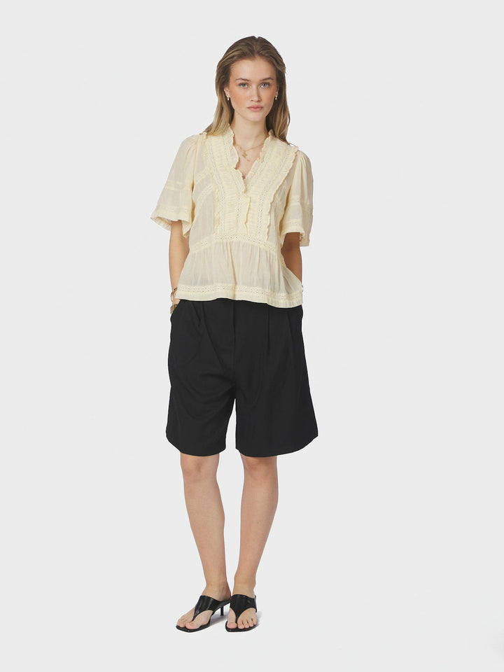 Evienne S Voile Top  Butter Yellow