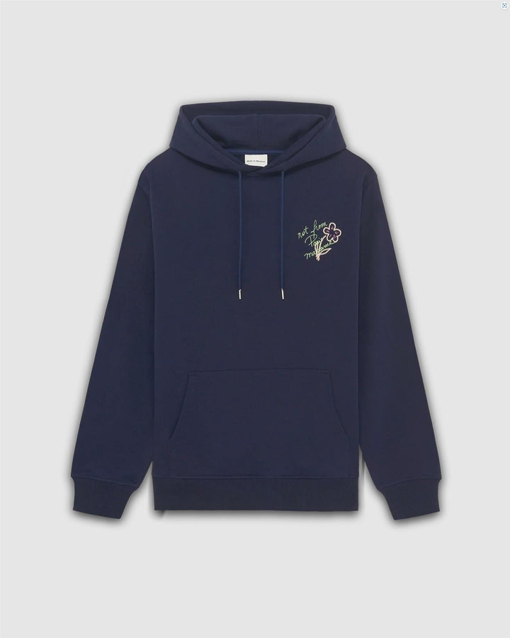 Le Hoodie Slogan Esquisse  Navy