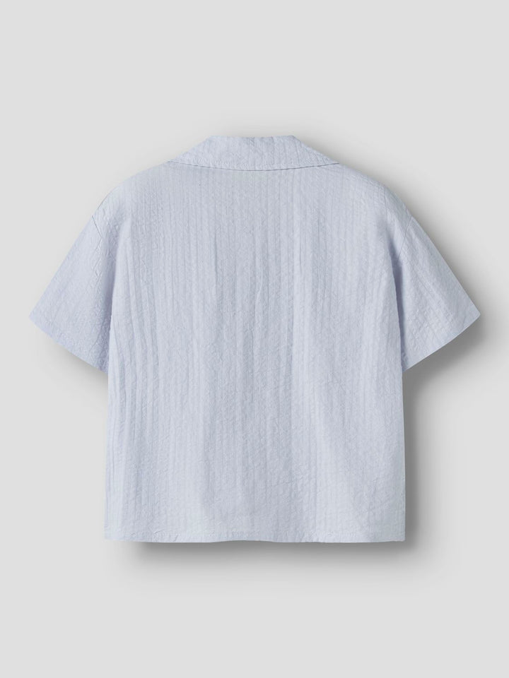 Homan Mak Ss Loose Shirt  Lyseblå