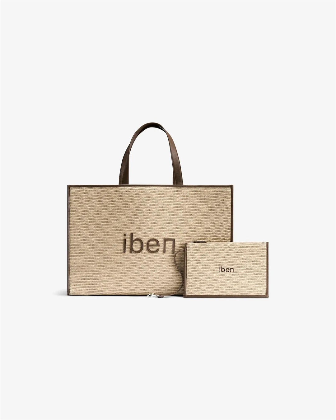 Iben Straw Bag L  Brown Straw