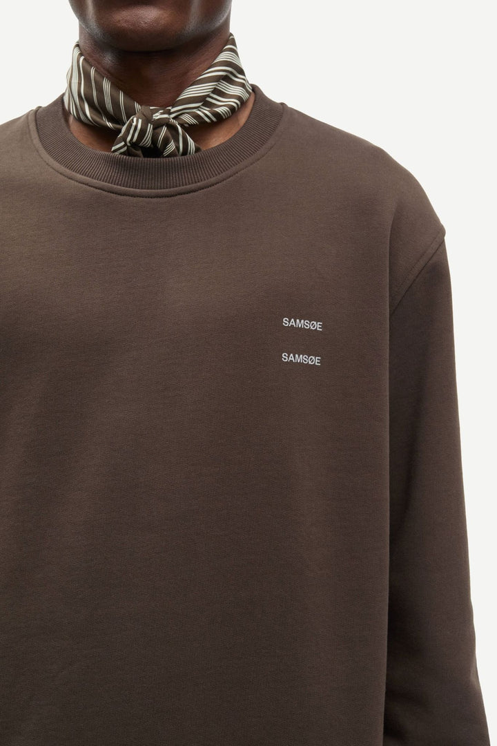 Joel Crew Neck 11414  Turkish Coffee