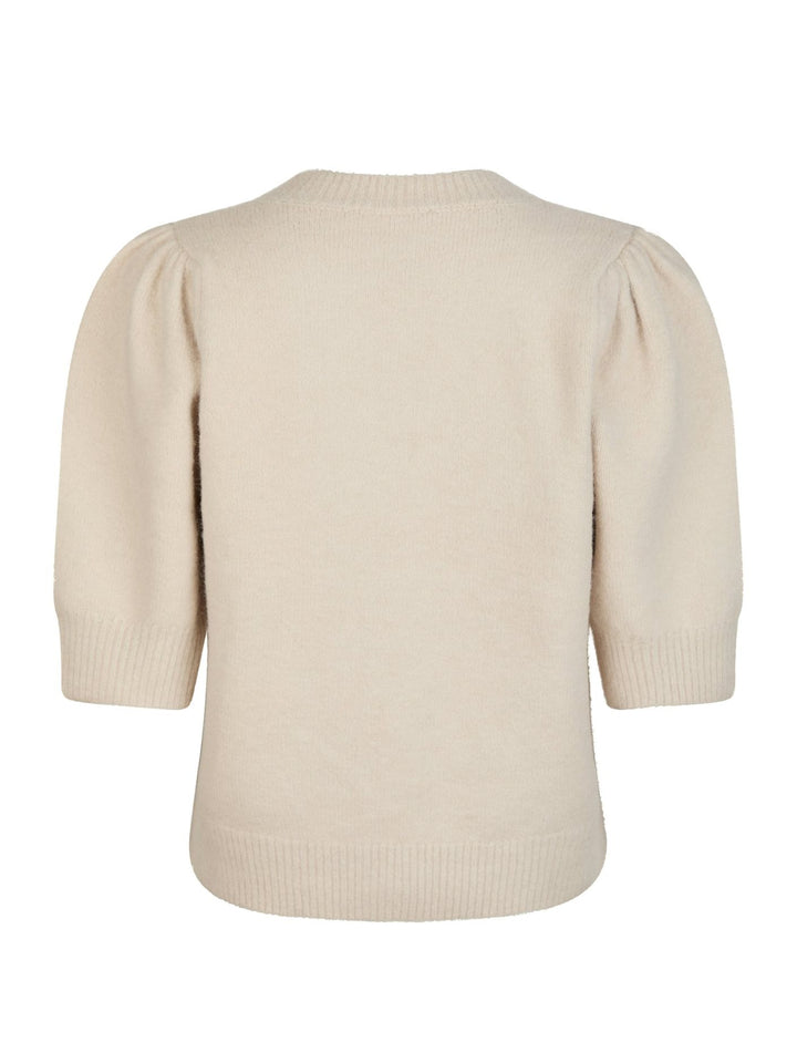 Trudy Deco Knit Cardigan  Ivory