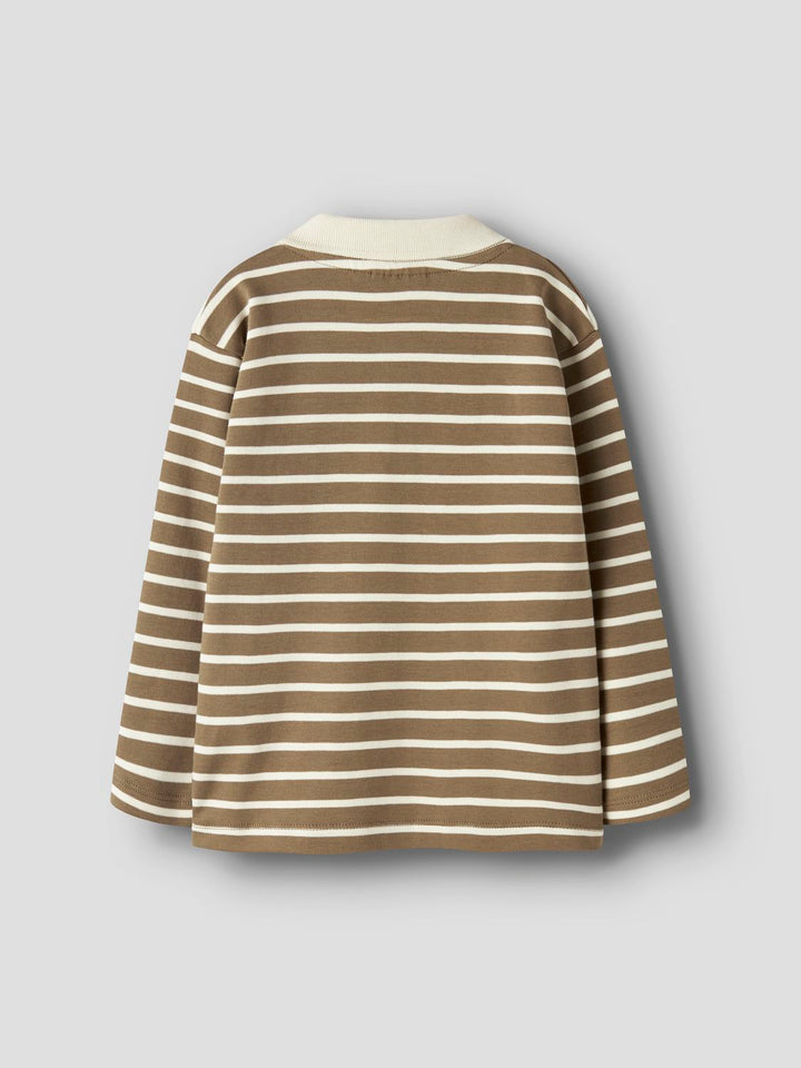 limia Ls Loose Polo Top  Lysebrun