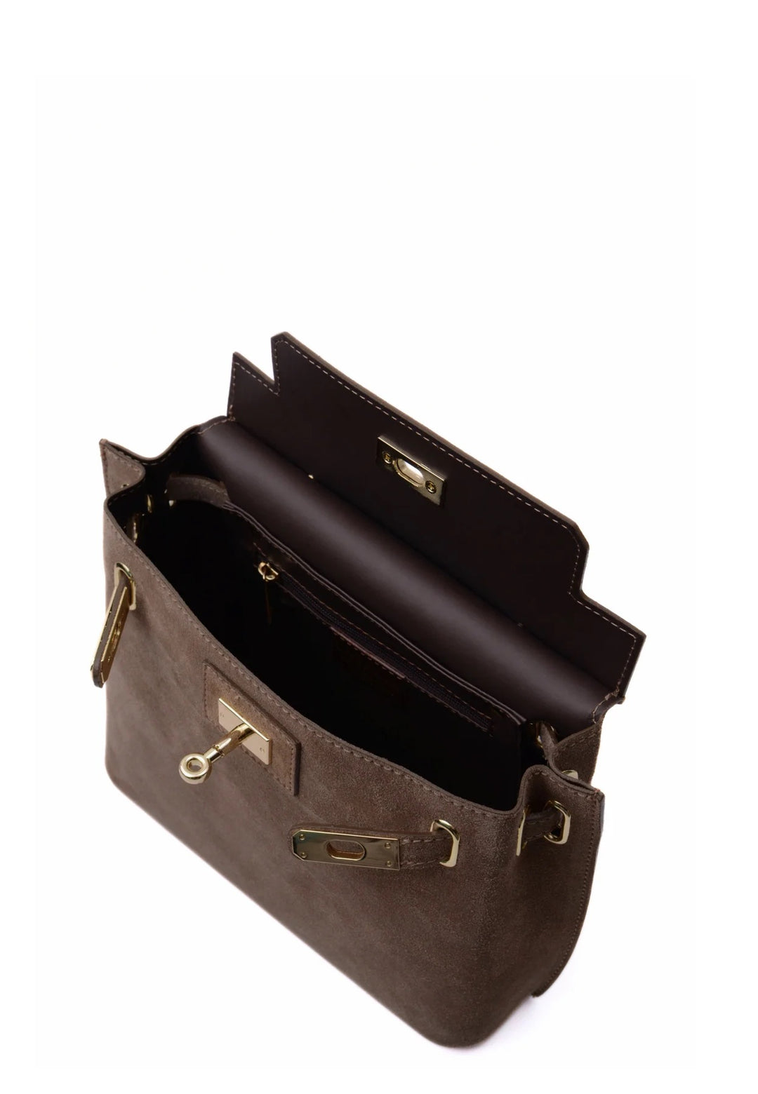RIVOLI BAG SUEDE  Taupe