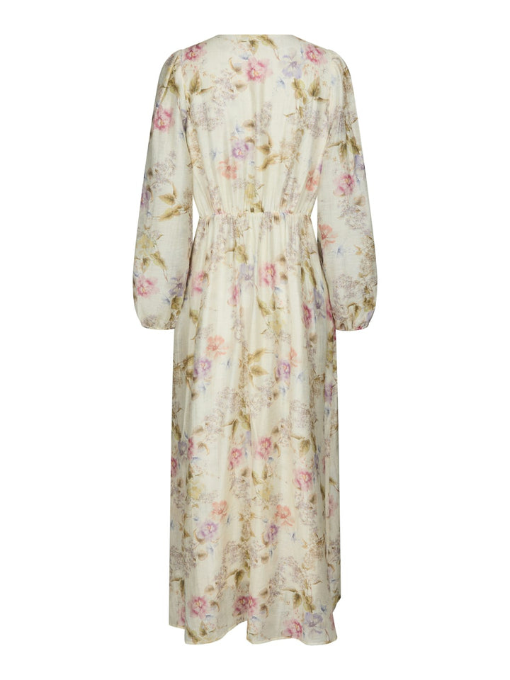 Silfi Vintage Flower Dress  Off White