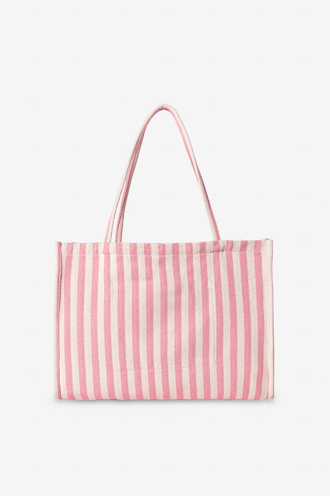 Ivy Tote Bag  Light Pink Stripe