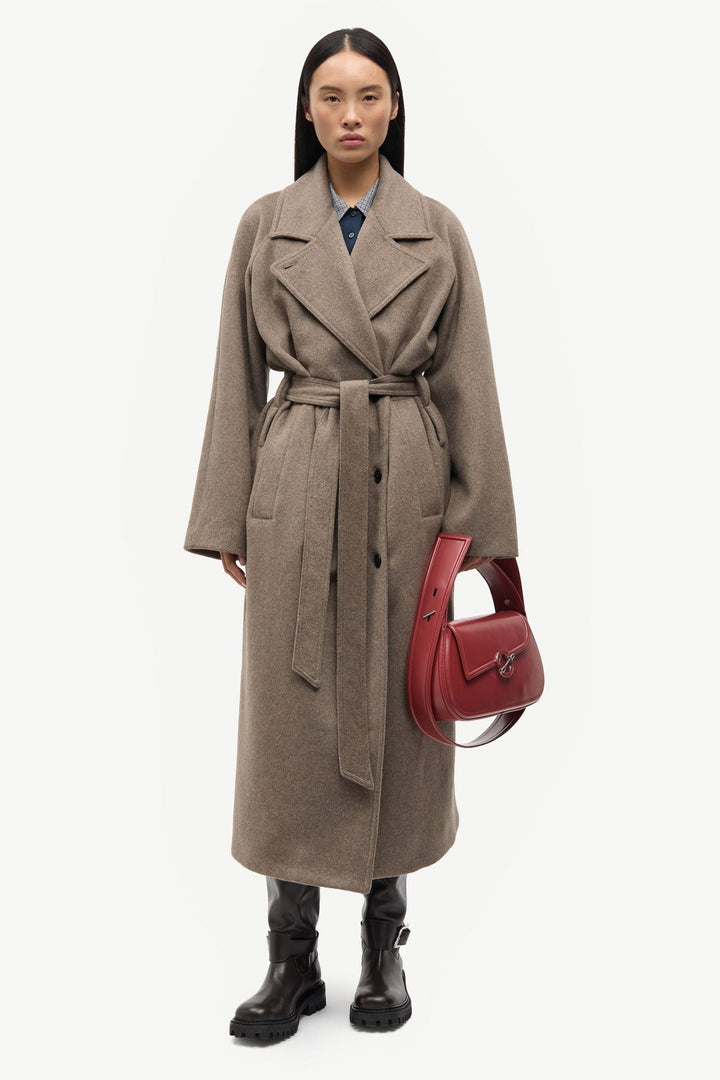 Sahannen Coat 15772  Lead Gray Mel.