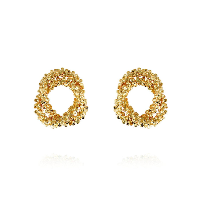 GEMMA KNOT EARRINGSGOLD  Gold