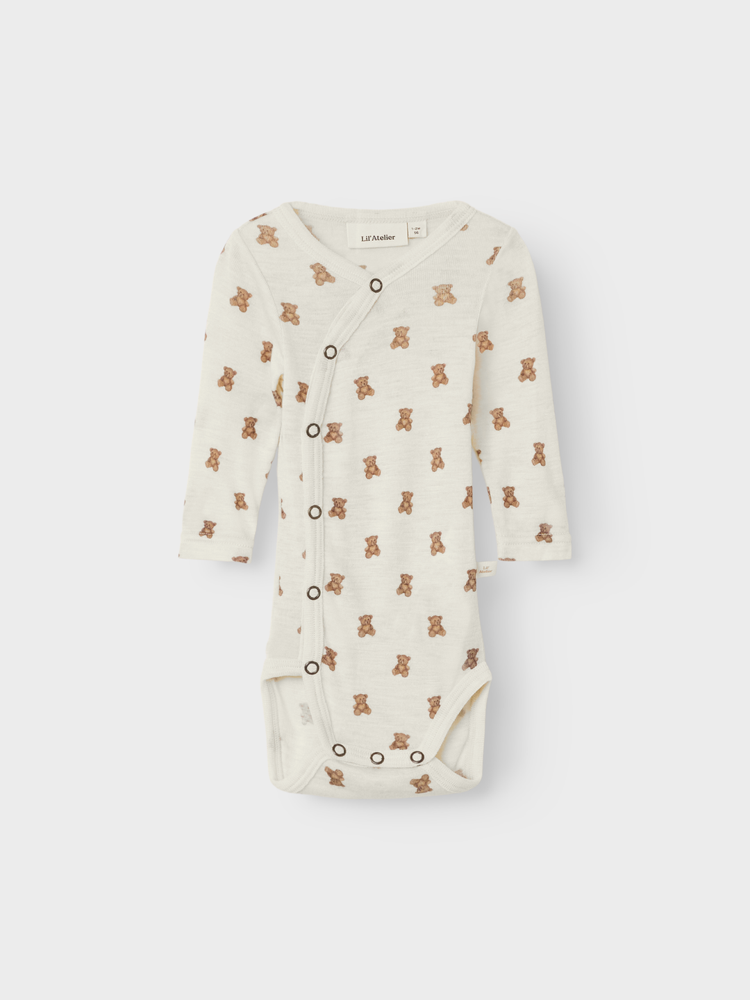NBNNALU WO/MO LS SLIM WRAP BODY LIL  Offwhite