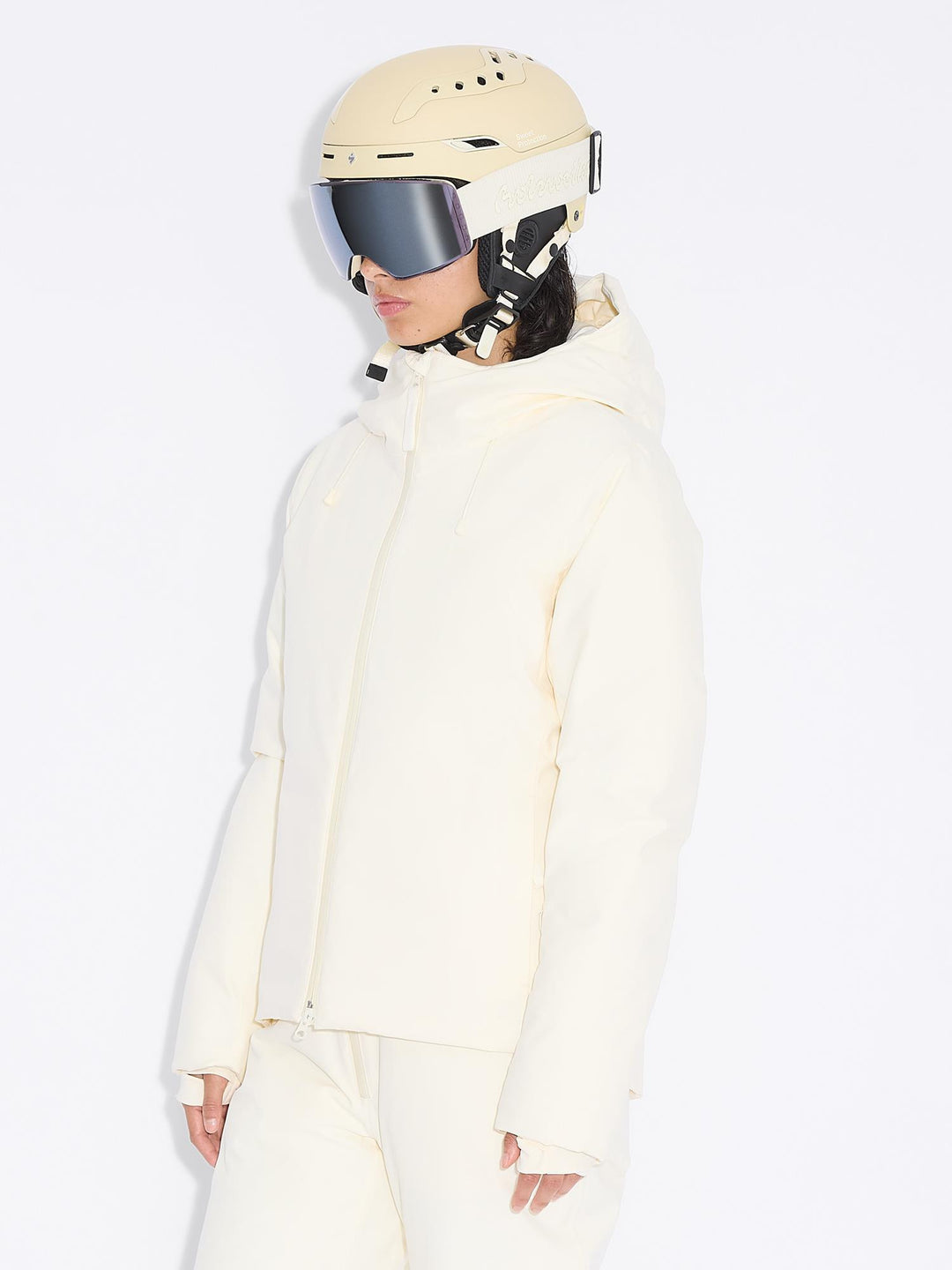 W Tryvann Lt Down Jacket  Ecru