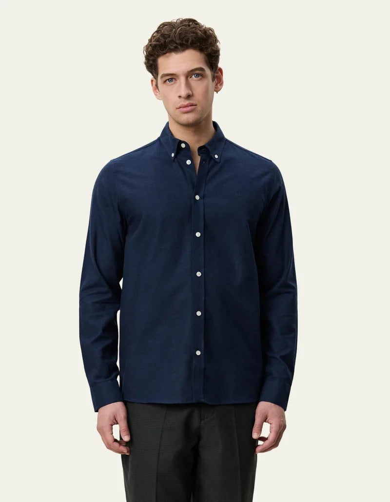 Soft Flannel Shirt  Dark Navy Blue