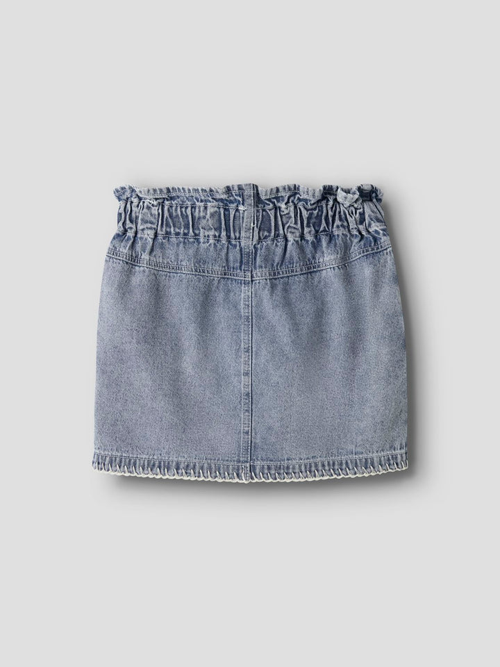 funda Loose Dnm Skirt  Mellomblå
