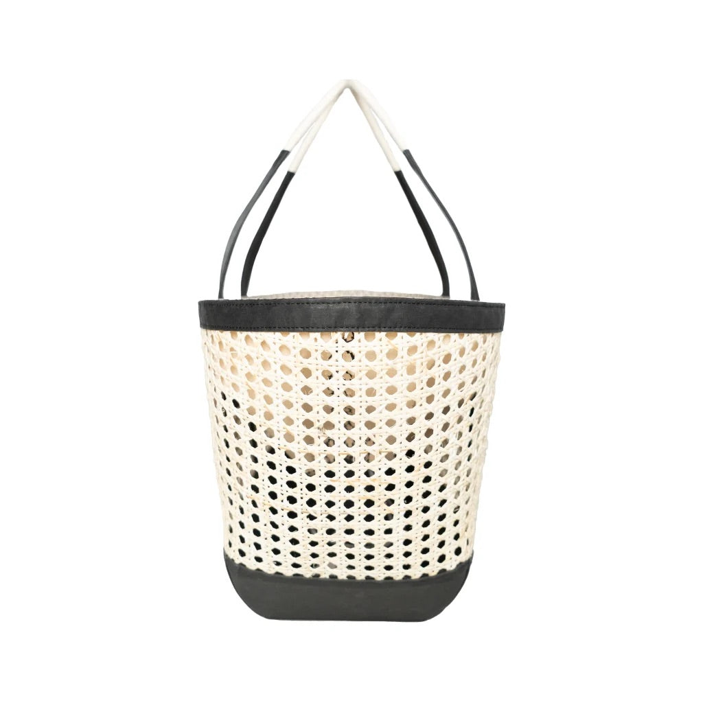 RATTAN BAG  Jet Black