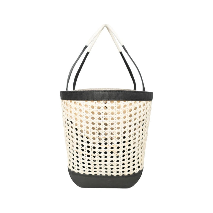 RATTAN BAG  Jet Black