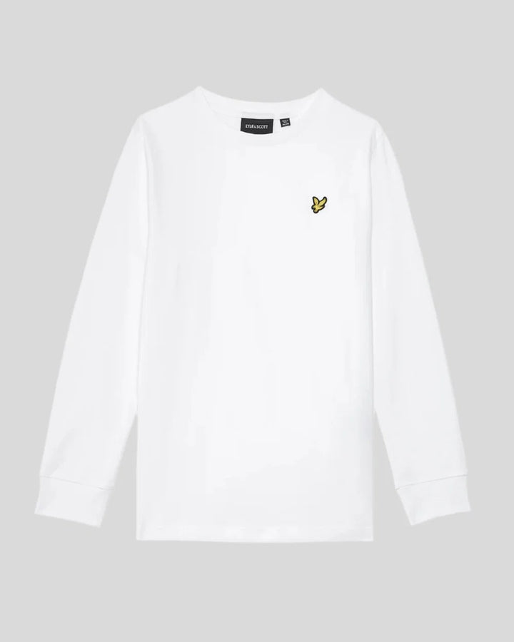 Plain LS T-shirt  White
