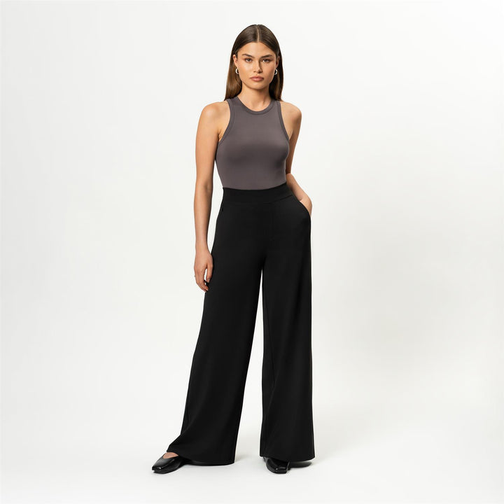 ASANA WIDE PANT L30"  Black
