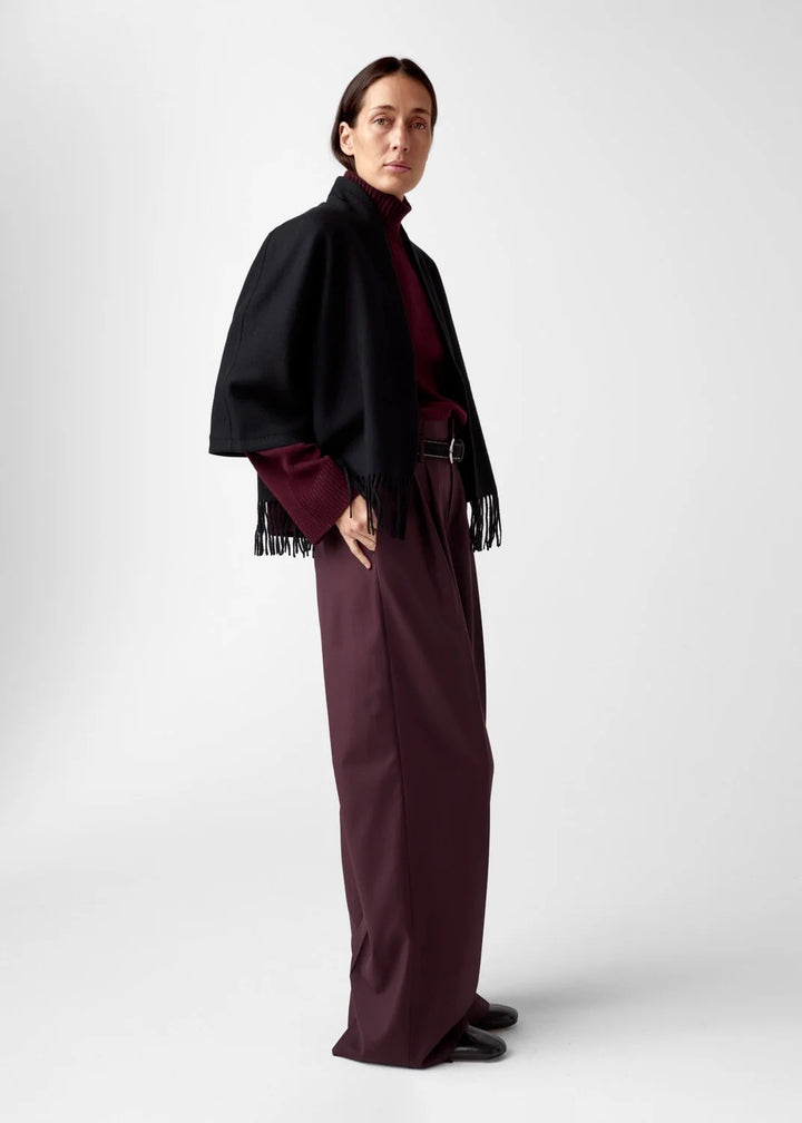 Keyla Lambswool Jacket  Black