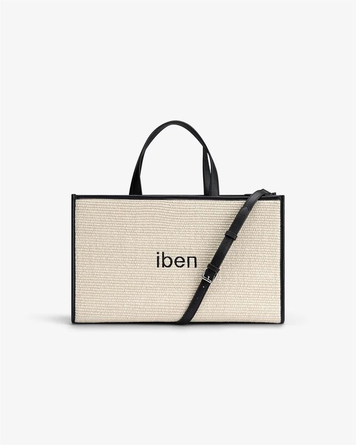 Iben Straw Bag M  Sunlit Straw