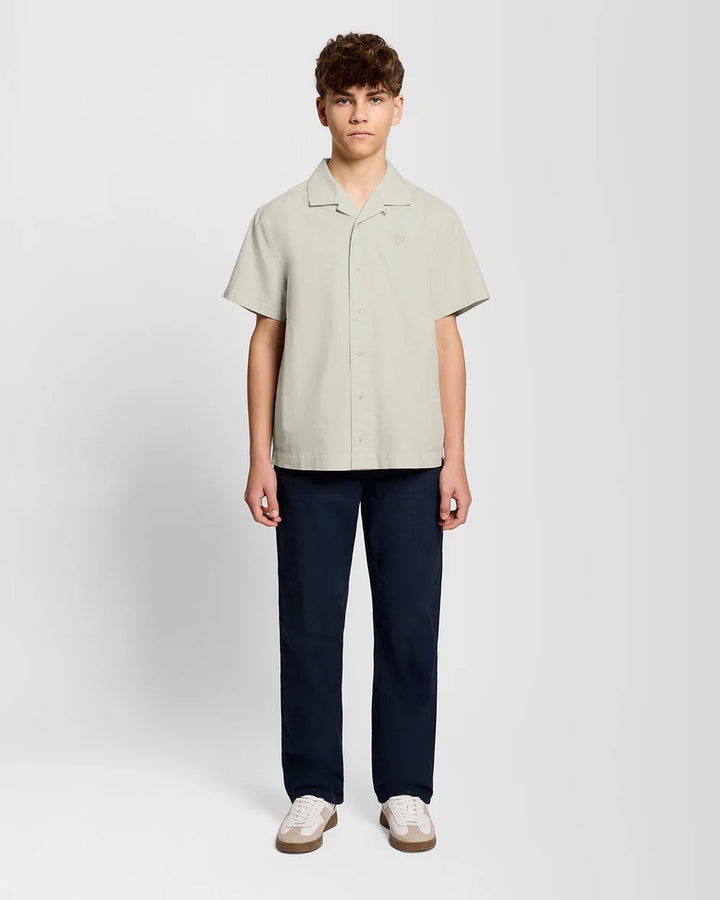 Linen Blend SS Shirt  Cove